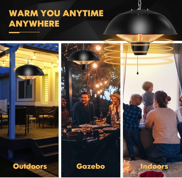 IP65 waterproof outdoor heater