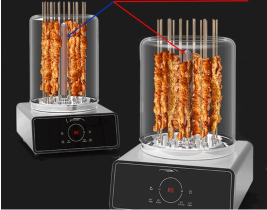 replacement infrared heater for food service rotary oven