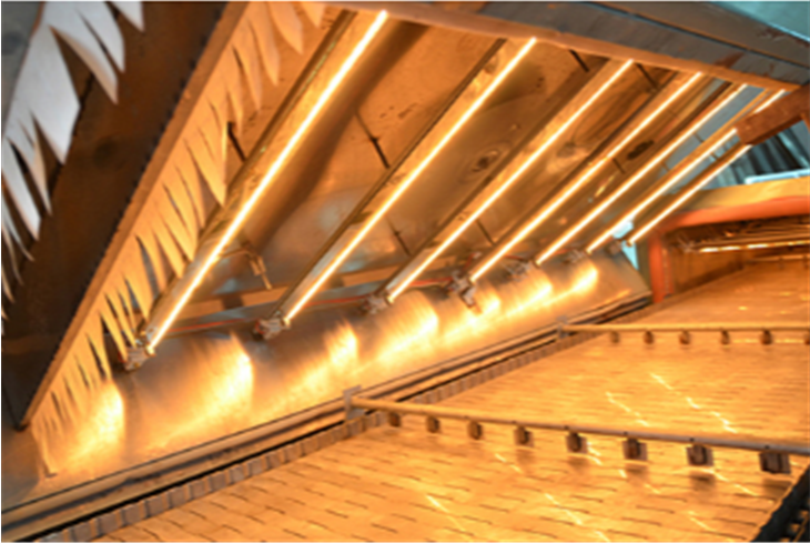 fast response heating element for steam oven